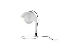 Billede af &Tradition Flowerpot VP4 Bordlampe H: 35,9 cm - Chrome-Plated
