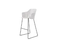 Billede af Cane-line Outdoor Choice Barstol H: 117 - Black Sled Steel/White