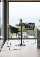 Billede af Cane-line Outdoor Choice Barstol H: 117 - Black Sled Steel/Taupe