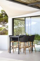 Billede af Cane-line Outdoor Choice Counter Barstol H: 107 - Teak/Dark Green