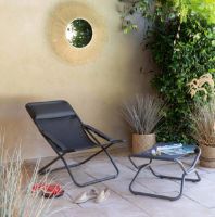 Billede af Lafuma Deckchair Transabed SH: 34 cm Batyline DUO - Obsidian