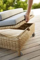 Billede af Cane-line Outdoor Rest Dobbelt Solvogn - Teak