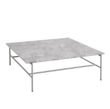 Billede af HAY Rebar Coffee Table L: 100 x B: 104 x H: 33 cm - Fossil Grey Marble 