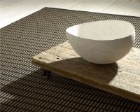 Billede af Woodnotes New York Carpet Sewn Edges 170x240 cm - Black/Natural