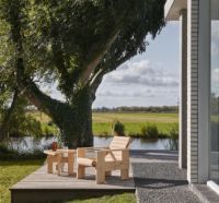 Billede af HAY Crate Quilted Cushion For Crate Lounge Chair 130x44 cm - Beige OUTLET