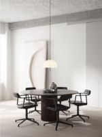 Billede af Vipp 595 Sculpture Pendant Ø: 36 cm - White/Aluminium