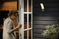 Billede af PHILIPS Splay Væglampe H: 24 cm - Antracitgrå/Aluminium