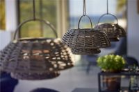 Billede af Cane-line Outdoor Illusion Ophængs Lampe H: 25 cm - Dark Green