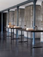 Billede af &Tradition Drip Bar Table HW64 190x80 cm - Bronzed/Black Fenix Nano Laminate 0720