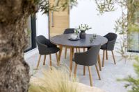 Billede af Cane-line Outdoor Choice Stol H: 87 - Teak/Taupe