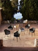 Billede af Cane-line Outdoor Choice Stol H: 87 - Teak/Dark Green