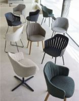 Billede af Cane-line Outdoor Choice Stol H: 87 cm - 4 Legs Black Steel/White