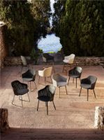 Billede af Cane-line Outdoor Choice Stol H: 87 cm - Black Sled Steel/Black