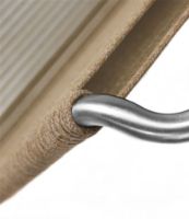 Billede af FDB Møbler M20L Teglgård Lounge Snorestol 72x66x64 cm - Rustfrit Stål/Brun Meleret