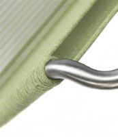 Billede af FDB Møbler M20L Teglgård Lounge Snorestol 72x66x64 cm - Rustfrit Stål/Grøn Meleret