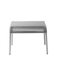 Billede af FDB Møbler M20S Teglgård Snore Skammel 36x50x50 cm - Rustfrit Stål/Lysegrå Meleret