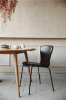 Billede af Bruunmunch PLAYchair Tube Fully Upholstered  - Black/Black Basic Leather