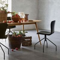 Billede af Bruunmunch PLAYchair Swing Fully Upholstered  - Black/Black Basic Leather