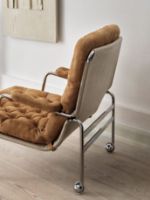 Billede af DUX Karin 73 Lænestol SH: 41 cm - Havanna/Læder