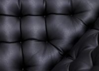 Billede af DUX Karin 73 Lænestol SH: 41 cm - Sort/Læder