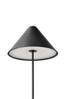 Billede af New Works Brolly Portable Table Lamp Ø: 16,5 cm - Steel Black