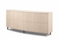 Billede af Skovby SM414 Skænk 197x46x80 cm - Hvidolieret Eg