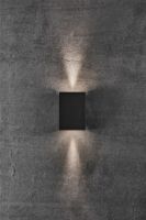 Billede af Nordlux Fold 10 Havelampe Væg H: 14,8 cm - Sort OUTLET