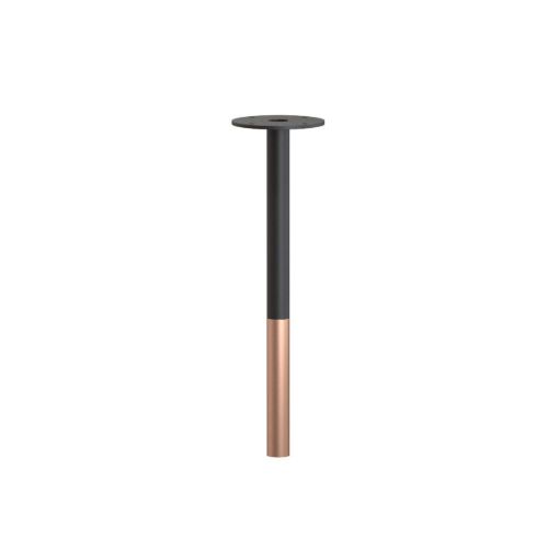 FROST BUKTO Bordben 360 H: 36,4 cm - Mat Sort/Børstet Kobber