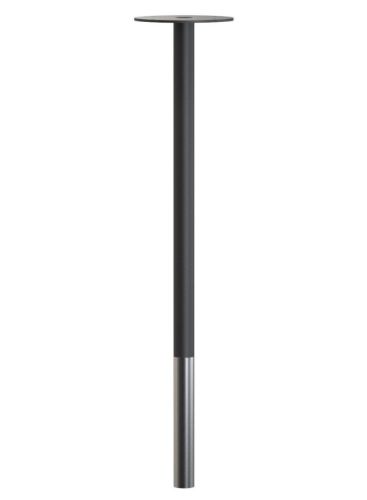FROST BUKTO Bordben 710 H: 71,4 cm - Mat Sort/Børstet Sort