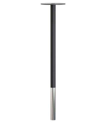 FROST BUKTO Bordben 710 H: 71,4 cm - Mat Sort/Poleret