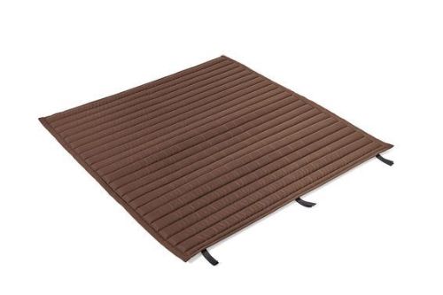 HAY Palissade Dining Bench Quilted Cushion 107,5x104,5 cm - Iron Red