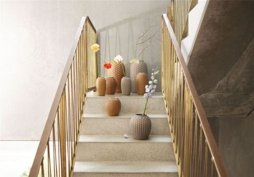FDB Møbler S7 Lupin Vase H: 22 cm - Warm Grey