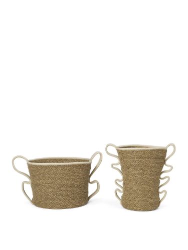 Ferm Living Verso Baskets Set of 2 - Off White