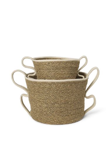 Ferm Living Verso Baskets Set of 2 - Off White