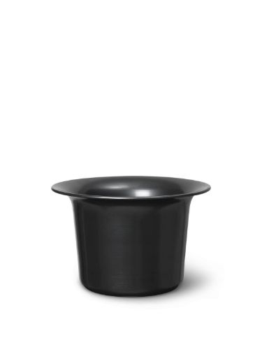Ferm Living Spun Alu Basket Low H: 24 cm - Black
