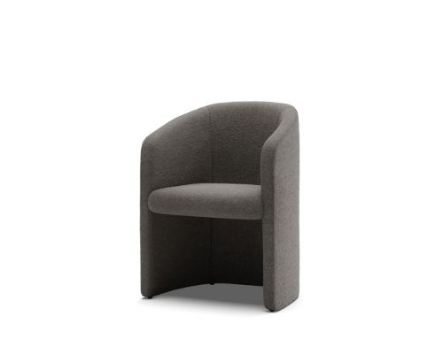 New Works Covent Club Chair SH: 46 cm - Dark Taupe 10