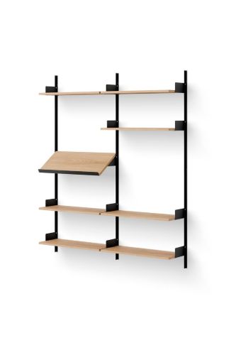New Works Living Shelf 1900 190x163,5 cm - Oak/Black