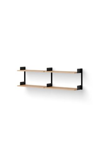 New Works Chamber Shelf 450 46x163,5 cm - Oak/Black