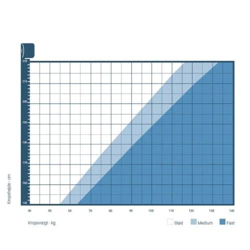 Auping Elysium I Springmadras Fast 90x210 cm - Hvid/Antracit