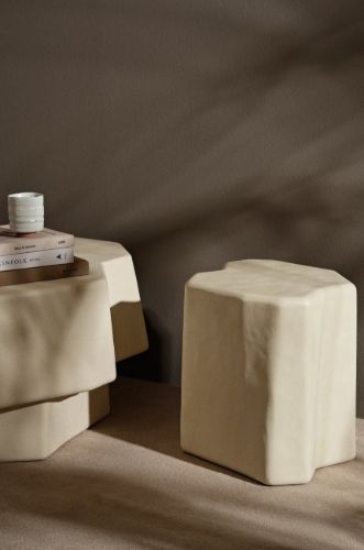 Ferm Living Staffa Coffee Table Ø: 84 cm - Ivory