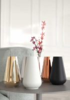 Billede af FROST LIVING Rondo Vase 90 Ø: 9,2 cm - Poleret Guld