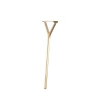 Billede af FROST WISHBONE Bordben 8006 H: 38,6 cm - Børstet Guld