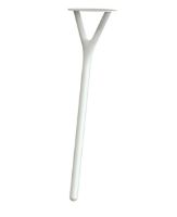 Billede af FROST WISHBONE Bordben 8001 H: 72,6 cm - Mat Hvid