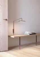 Billede af FROST BUKTO Bordben 430 H: 43,4 cm - Mat Sort/Børstet Kobber