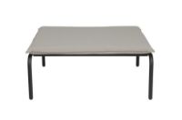 Billede af OYOY Furi Outdoor Lounge Ottoman 35x81x81 cm - Black OUTLET