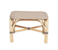 Billede af OYOY Momi Outdoor Ottoman SH: 43 cm - Nature/Clay OUTLET