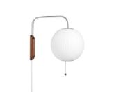 Billede af HAY Nelson Ball Wall Sconce Cabled Small H: 42,5 cm - Off White 