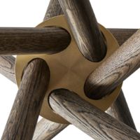 Billede af Eberhart Furniture Hector 105 Dining Table Ø: 105 cm - Dark Oak