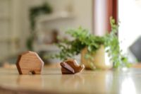 Billede af FableWood Lille Elefant 8x11 cm - Eg  OUTLET