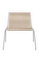 Billede af Thorup Copenhagen Noel Lounge Chair SH: 43 cm - Stål/Natur
